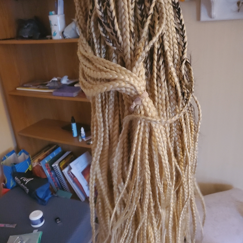 Blonde Box Braided Wig